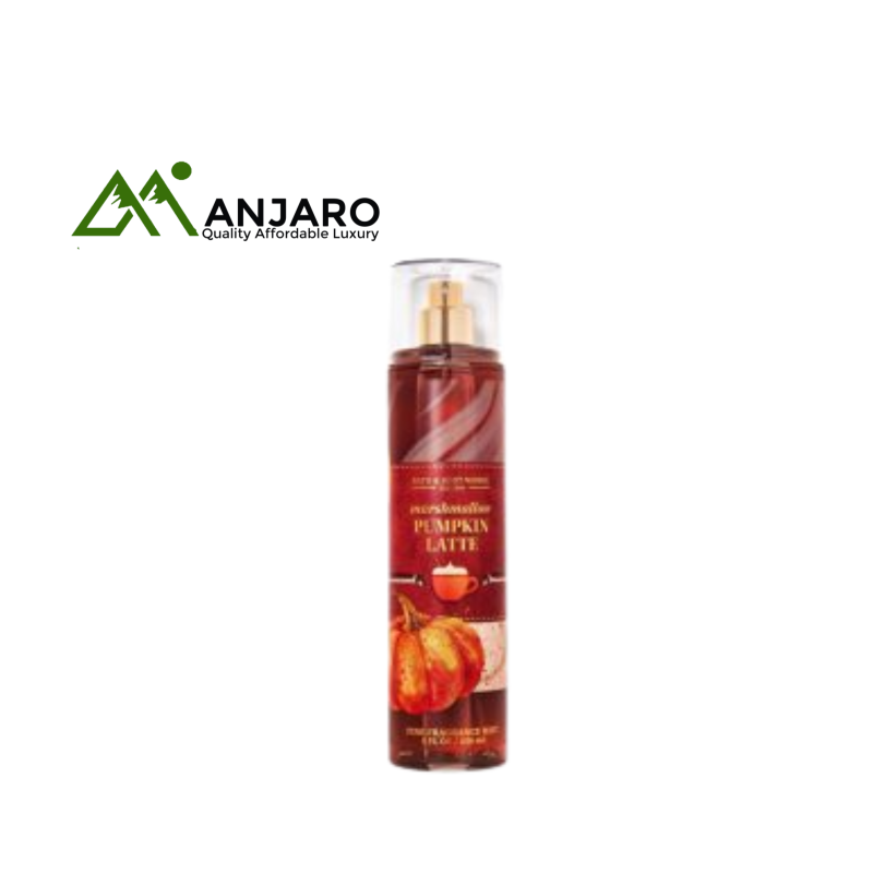 BATH & BODY WORKS Marshmallow Pumpkin Latte Fine Fragrance Mist – 8 fl oz | Cozy Vanilla, Pumpkin Spice & Sweet Marshmallow Scent