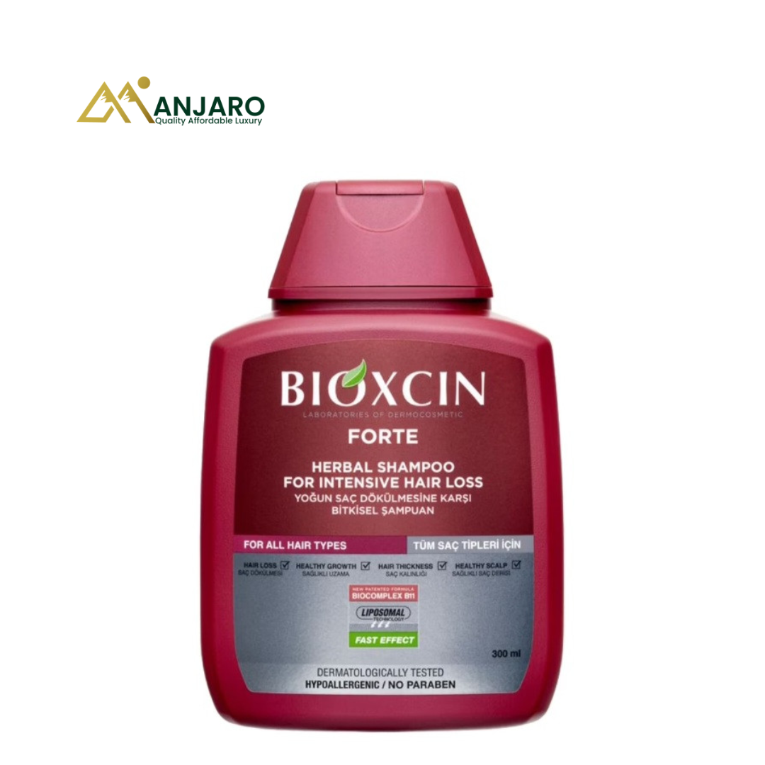 Bioxcin Forte Herbal Shampoo for Intensive Hair Loss - 300ml