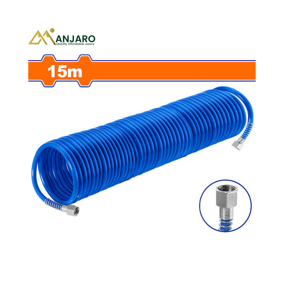 WADFOW PE Air Hose – 15m Pneumatic Air Compressor Hose – 5mm ID × 8mm OD WQG1915