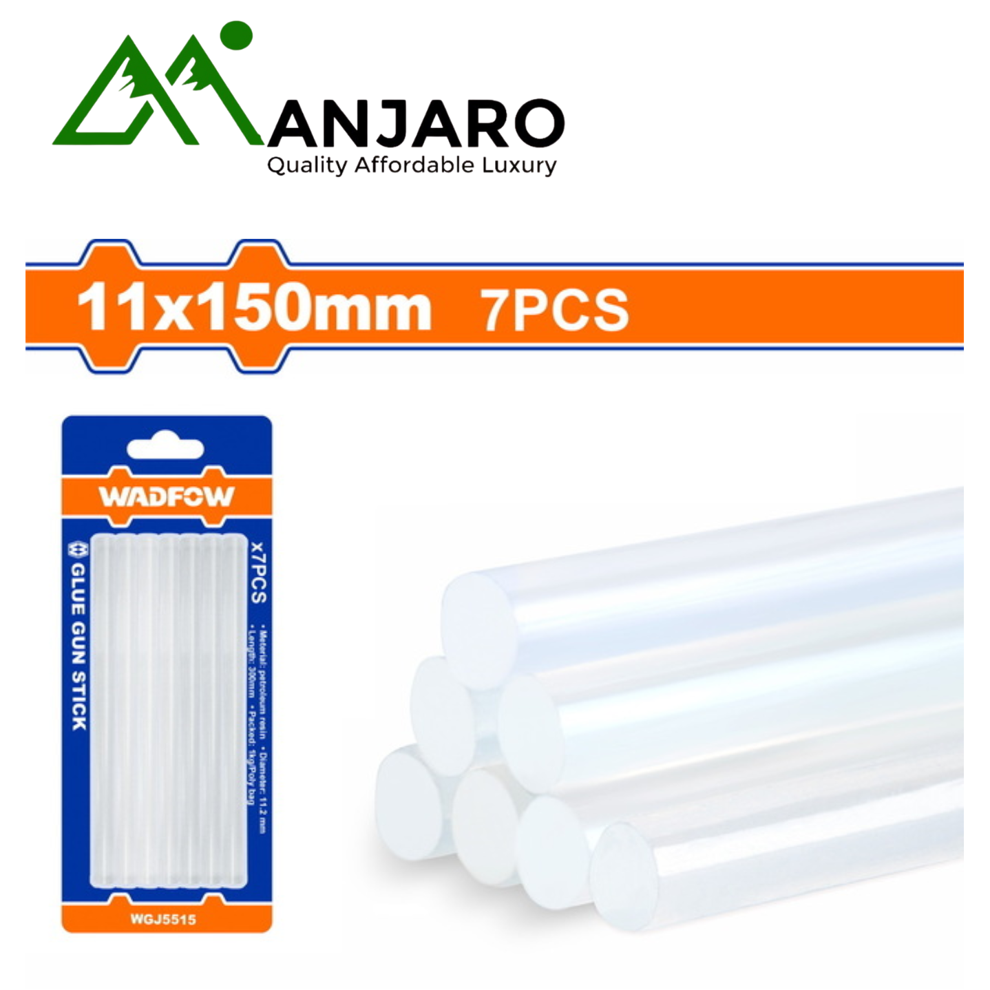 WGJ5515 Glue Gun Sticks – 11mm x 15cm