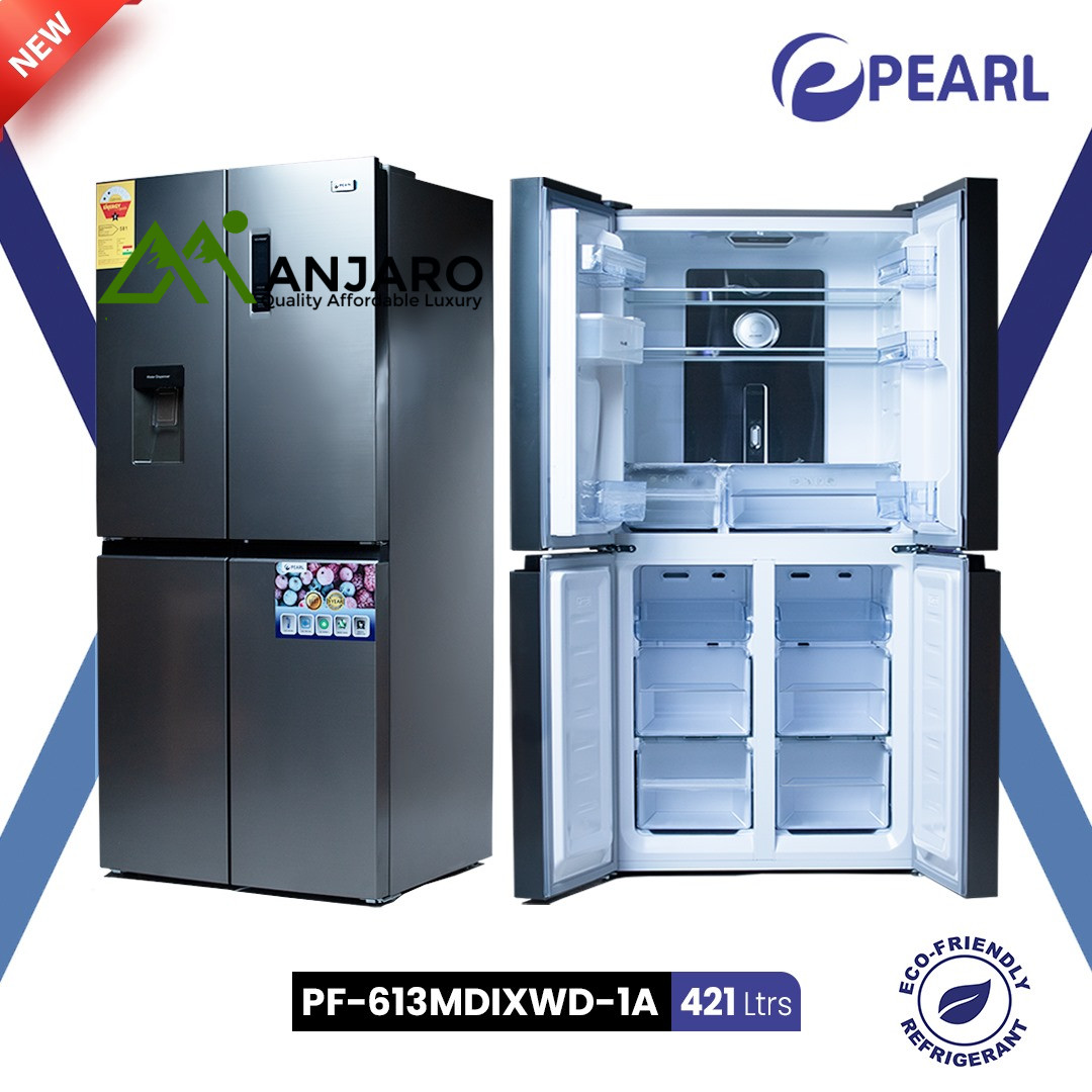 Pearl French Door Fridge + Water Dispenser -421L