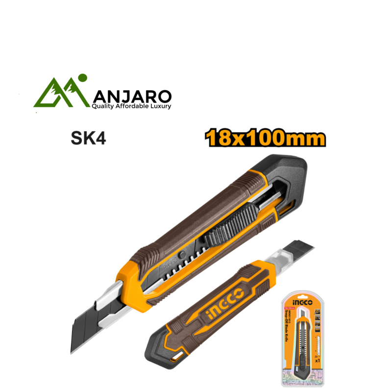 Ingco Snap-Off Blade Knife – 18mm x 100mm HKNS11815