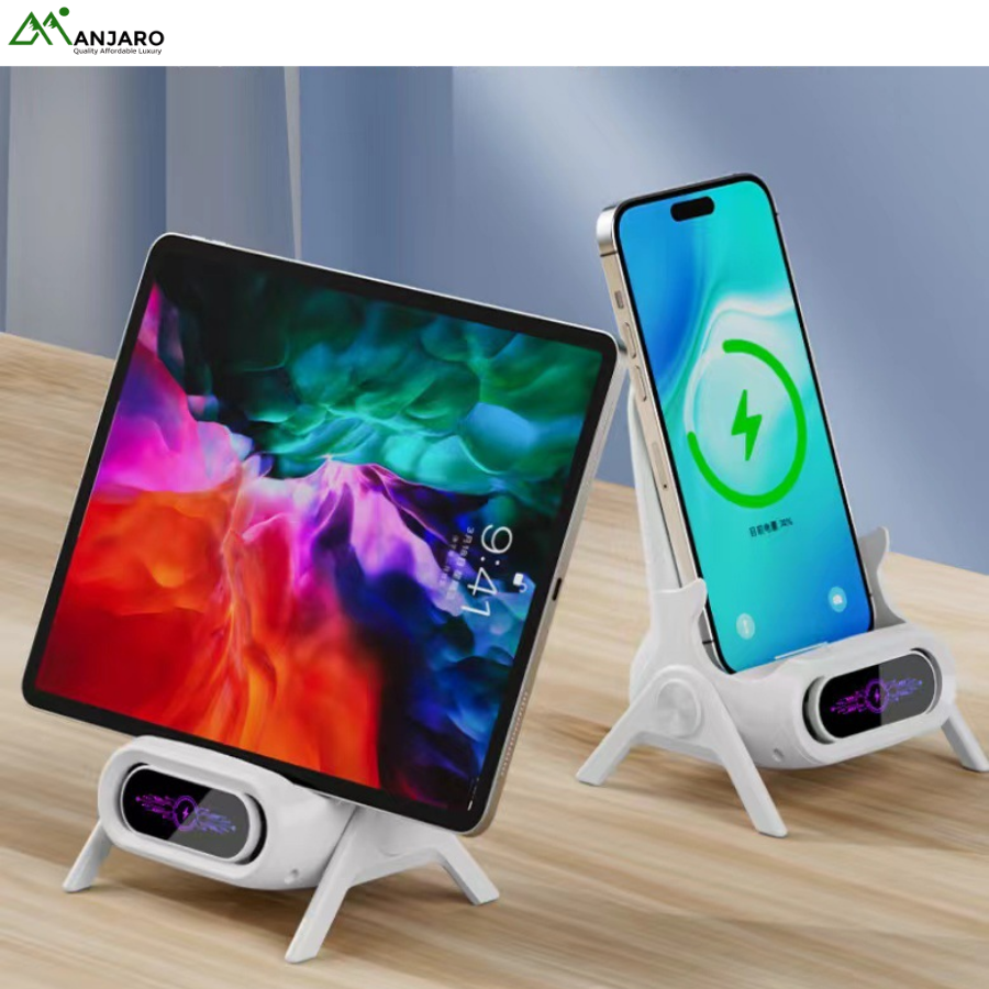 Universal Wireless Charger Stand – Fast Induction Charging with Magnetic Suction for All Smartphones(shiping fee included)