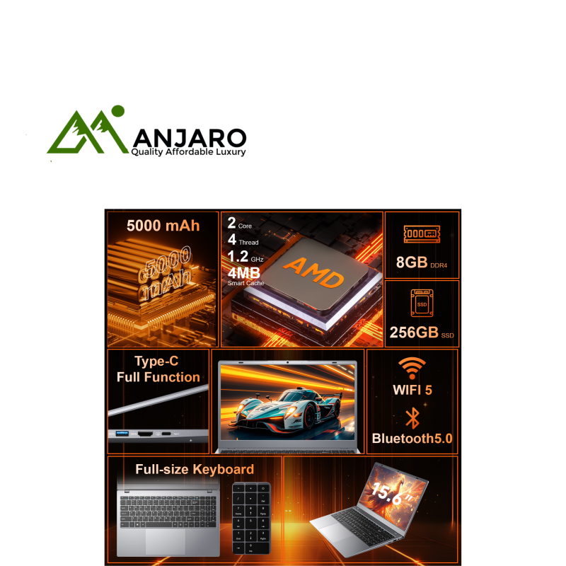 17.3" AMD Gaming Laptop Computer