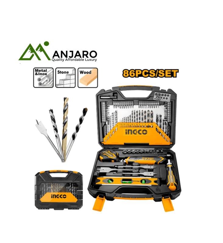 Ingco HKTAC010861 86 Pcs accessories set