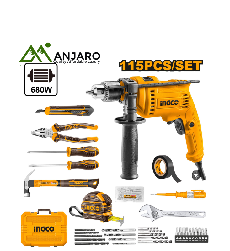 Ingco HKTHP11151 115 Pcs tools set