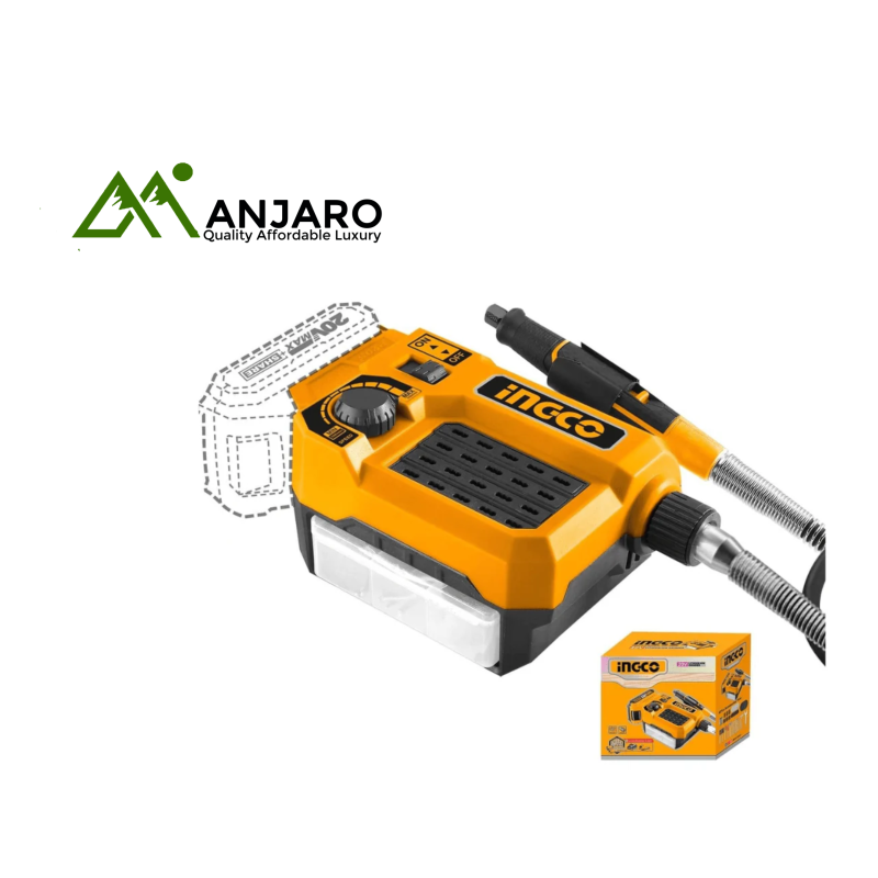 CMGLI20011 20V Cordless Grinder with 40 Accessories – Variable Speed 5000–33000rpm, 3.2mm Collet