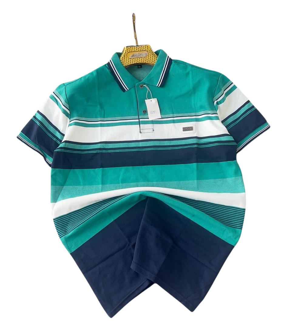 Stripe Lacoste Shirt – Breathable Piqué Cotton Polo for Men, Bold Stripes & Timeless Fit