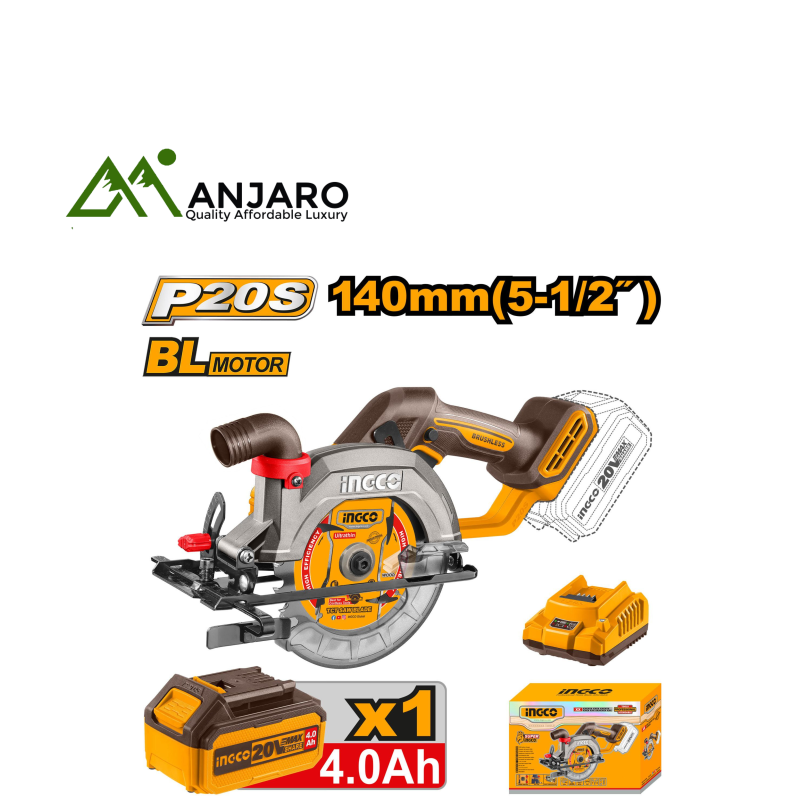 Ingco CSLI14021 Cordless circular saw