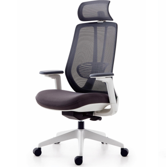 Ergonomic Mesh Office Chair – Nylon Headrest, 3D Armrests & High-Density Sponge (MG-WB-013-A1-WH)