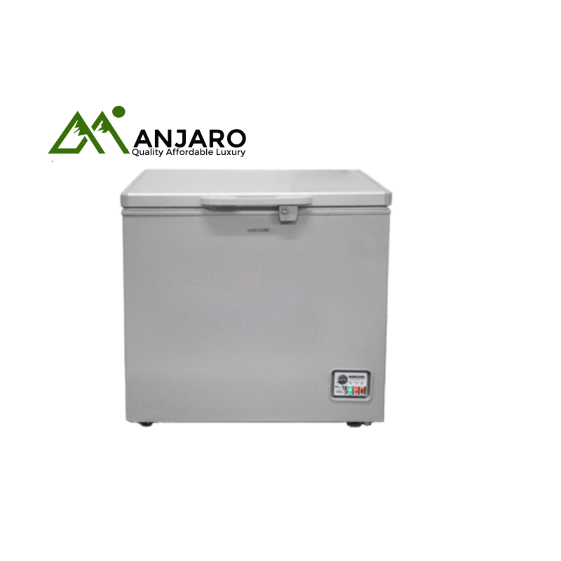 BRUHM Chest Freezer BCF-SD200F – 200L, Single Door, Fast Freezing, Energy Efficient, Grey Finish