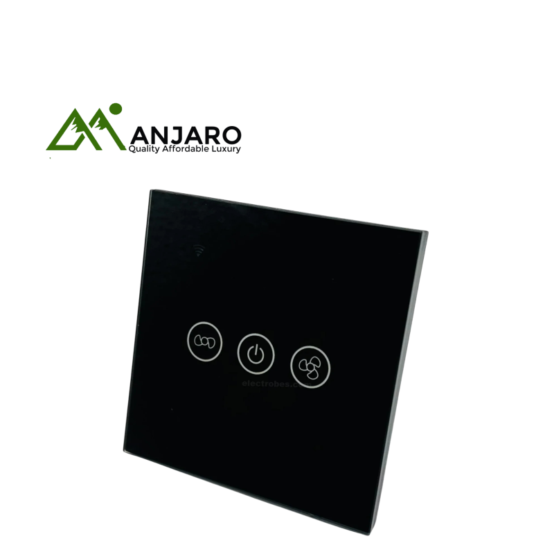 Fan Smart Switch – Wi-Fi Wall Controller for Ceiling & Exhaust Fans | Alexa, Google, Tuya, Smart Life Compatible