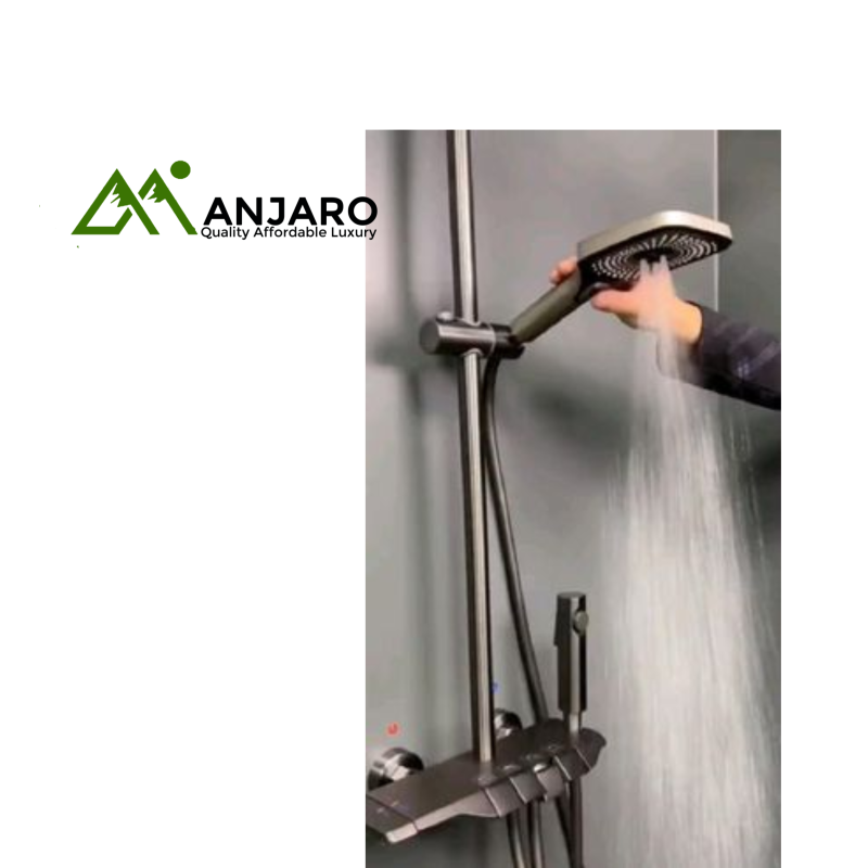 S Pole 7005 – Durable Stainless Steel Support Pole for Bathroom & Kitchen Use