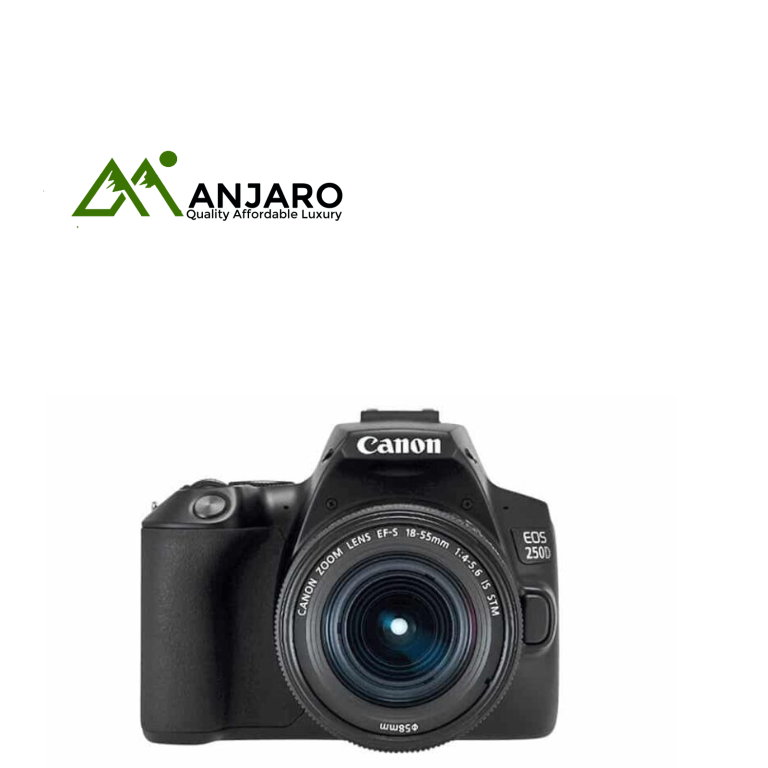 Canon EOS 250D DSLR Camera with 18-55mm Lens – 24.1MP, 4K Video, Wi-Fi & Vari-Angle Touchscreen