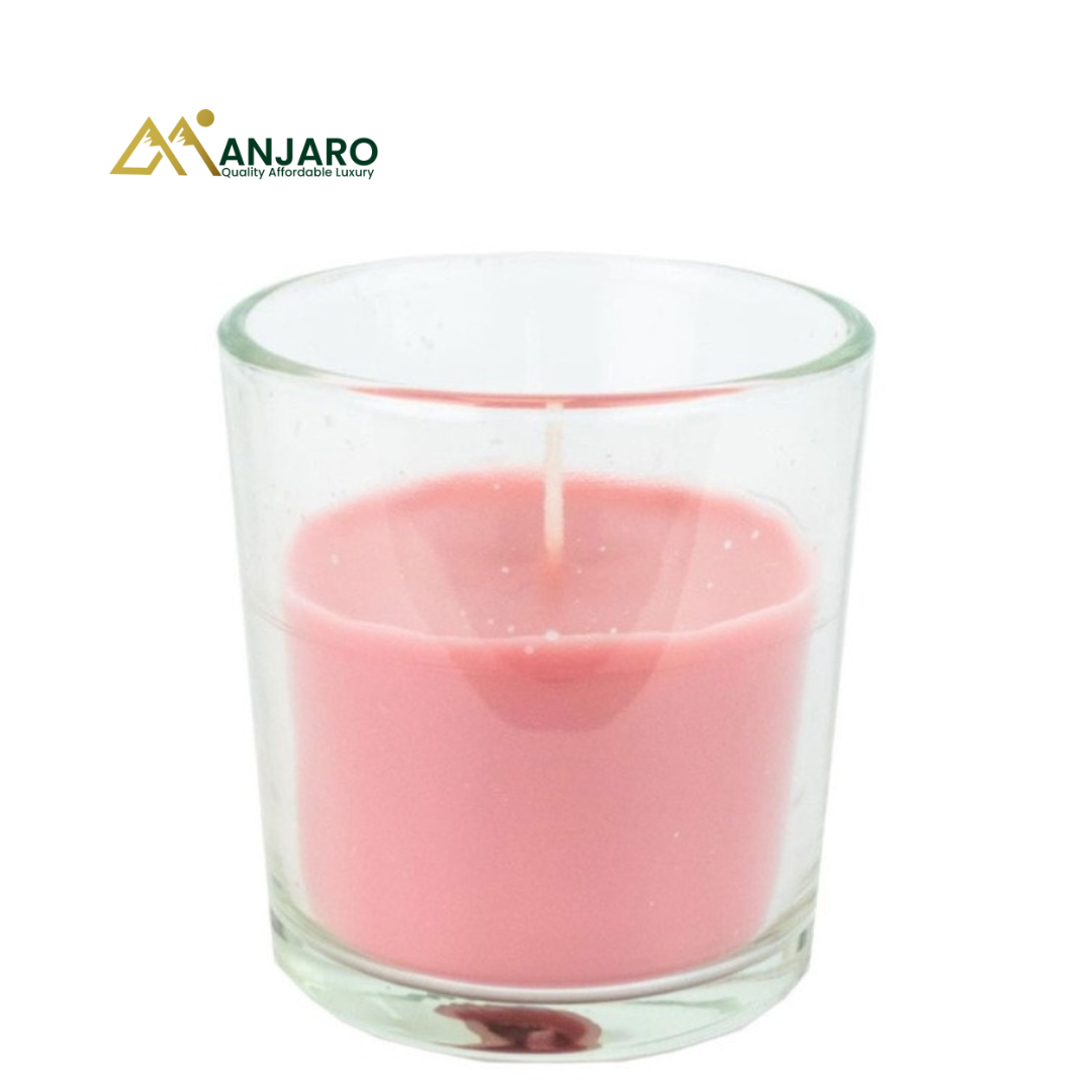 Bloome Parfums Rose Garden Scented Candle – Small Glass Jar – Up to 20-Hour Burn Time