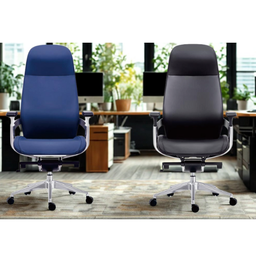 Advanced Ergonomic Task Chair – 3D Armrests, Aluminum Base, Lockable Lift & Smooth PU Wheels (MG-EC-019)