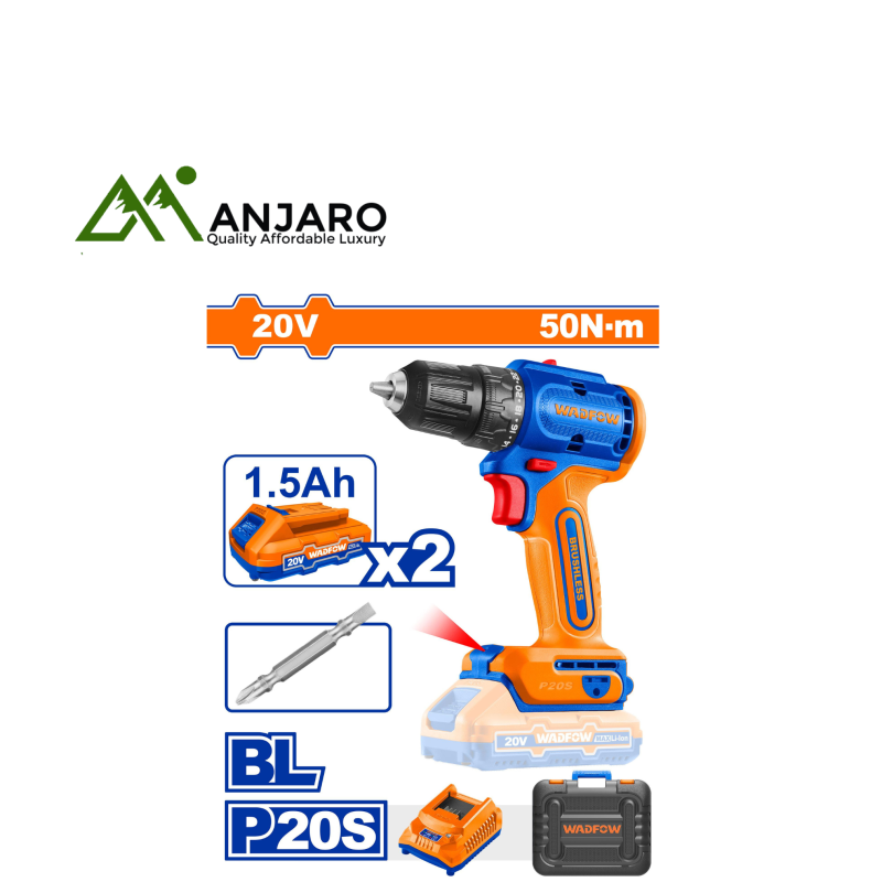 Wadfow Brushless cordless drill 20V WCDP552
