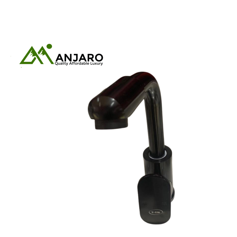 Modern Bathroom Tap 3082B – Sleek Black Basin Faucet