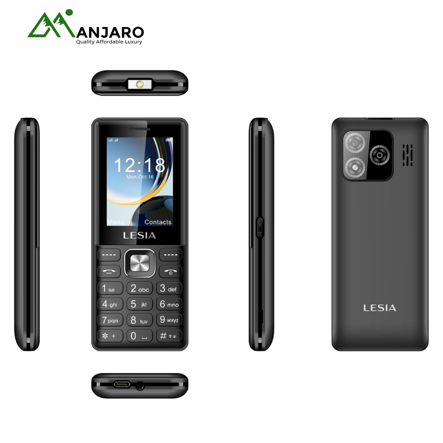 LESIA L251 Feature Phone – 2.4 inch Display, Dual SIM, 3300mAh Battery, FM Radio & Torchlight