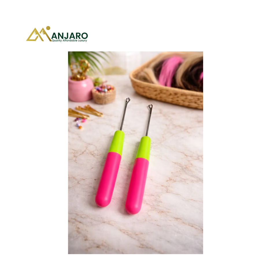 Plastic Crochet Pin – Lightweight Hair Braiding & Crochet Styling Tool