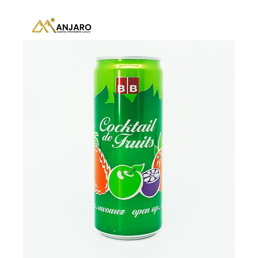 BB Cocktail Drink – 330ml (24 Pack | Fruity, Refreshing & Non-Alcoholic Beverage)