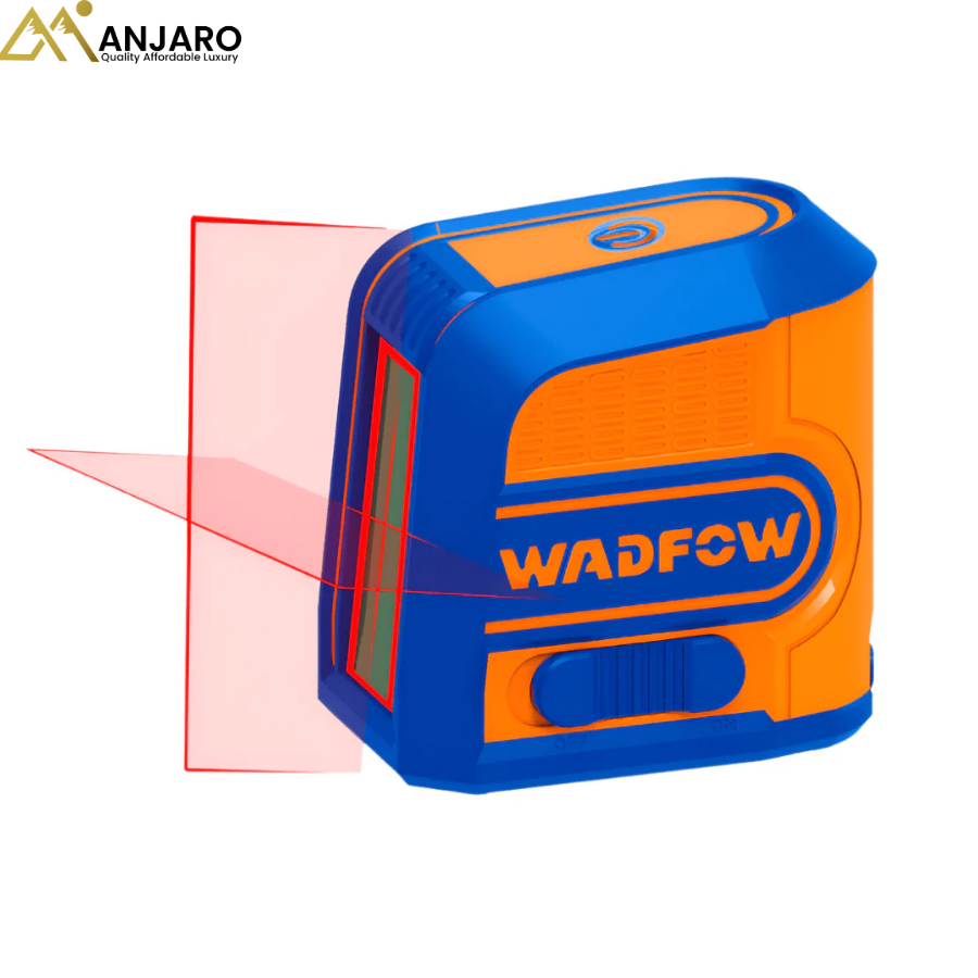 Wadfow Self-Leveling Line Laser – Red Cross Line Laser Level (15m) WLE1M03
