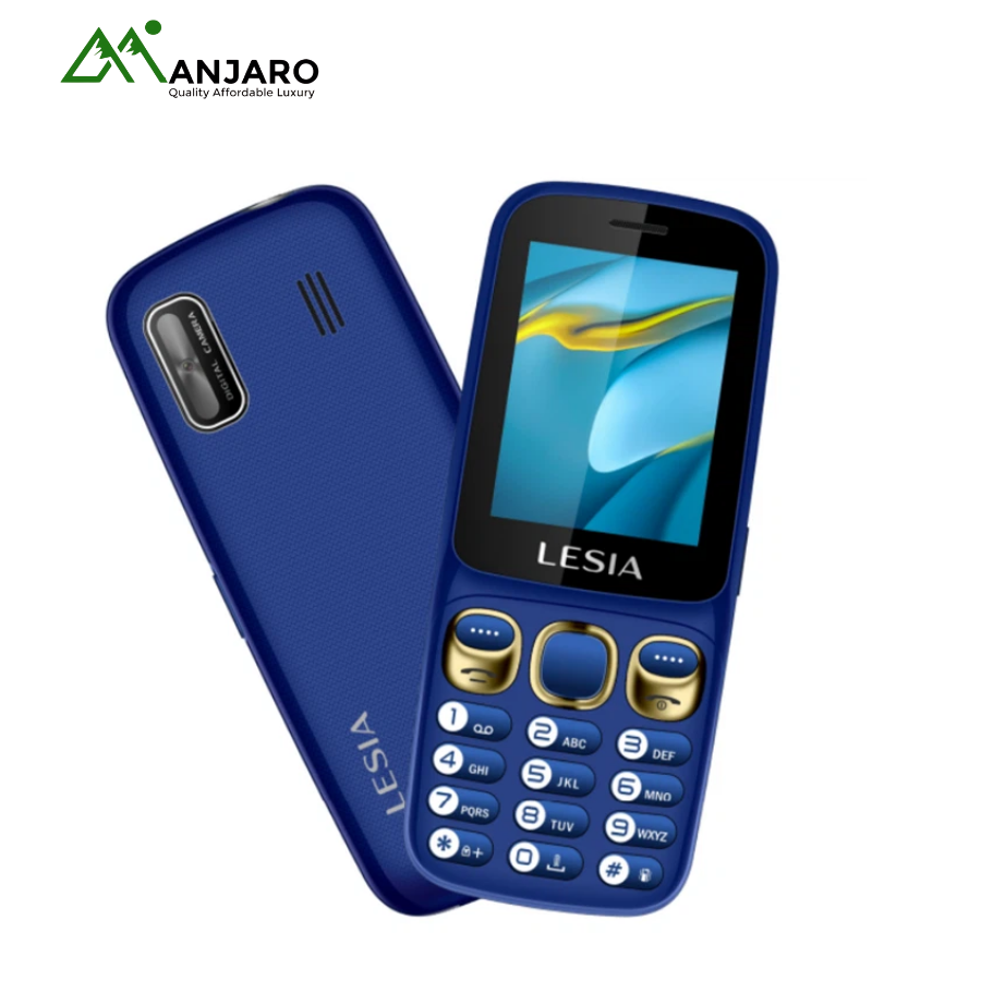 LESIA Hi Power Feature Phone – 2.4 inch Display, Dual SIM, 2500mAh Battery, FM Radio & Torchlight