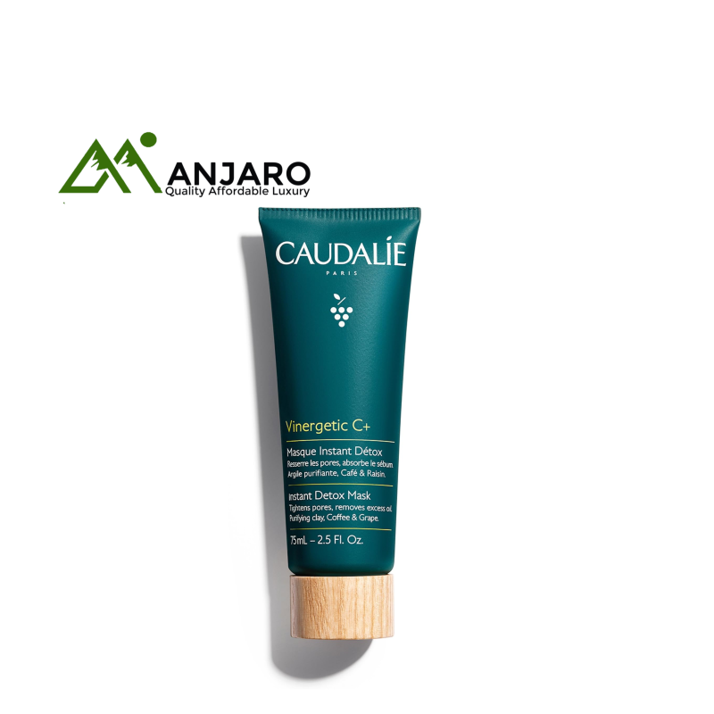 CAUDALIE Instant Detox Mask (75ml) | Purifying Clay Mask for Pores & Radiance
