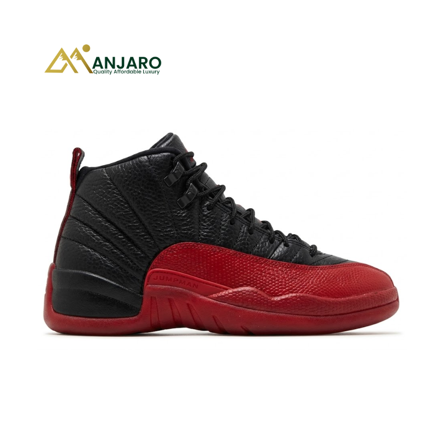 Nike Air Jordan 12 Retro Flu Game Black Varsity Red