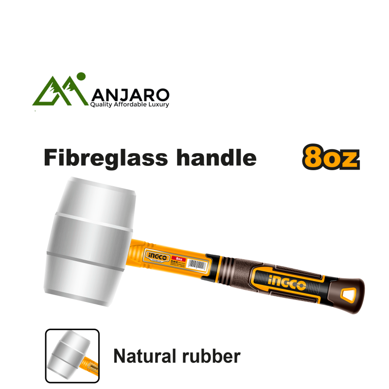 Ingco Rubber Hammers  HRUH8916 & HRUH8908