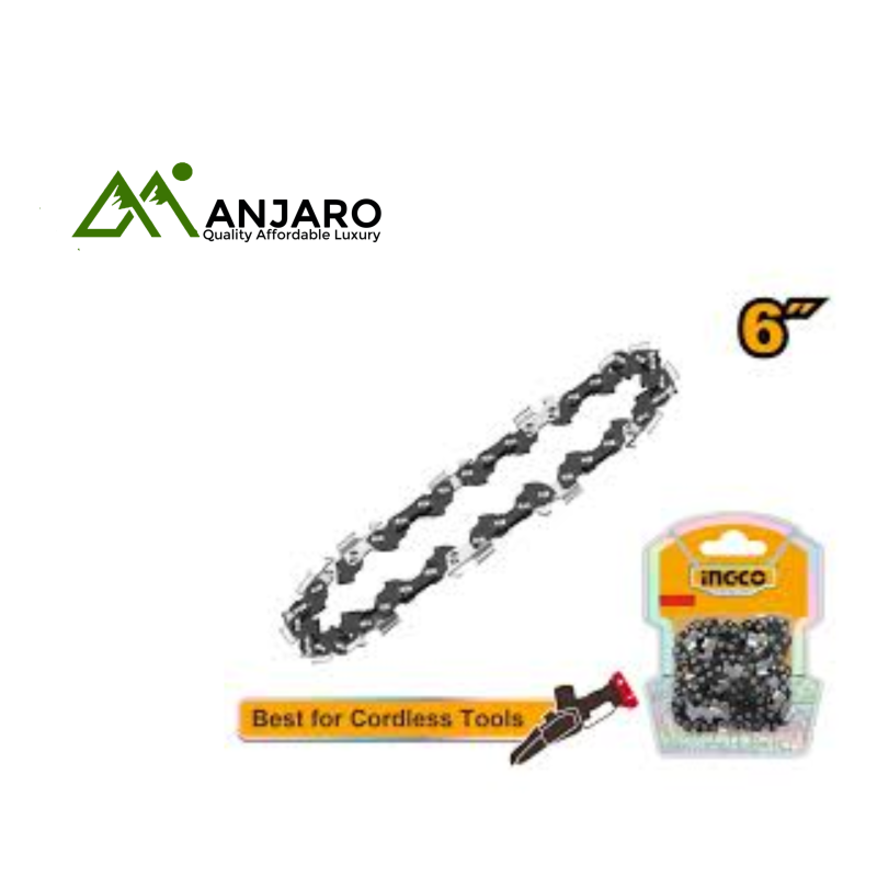 AGSC50601 6-Inch Saw Chain – 1/4" Pitch, 0.043" Gauge, 38 Drive Links for Cordless Chain Saws