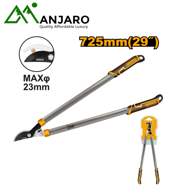 Garden Lopper 29" (730 mm) | SK5 Heat-Treated Blade with Teflon Coating | Manjaro Tools HLT7101