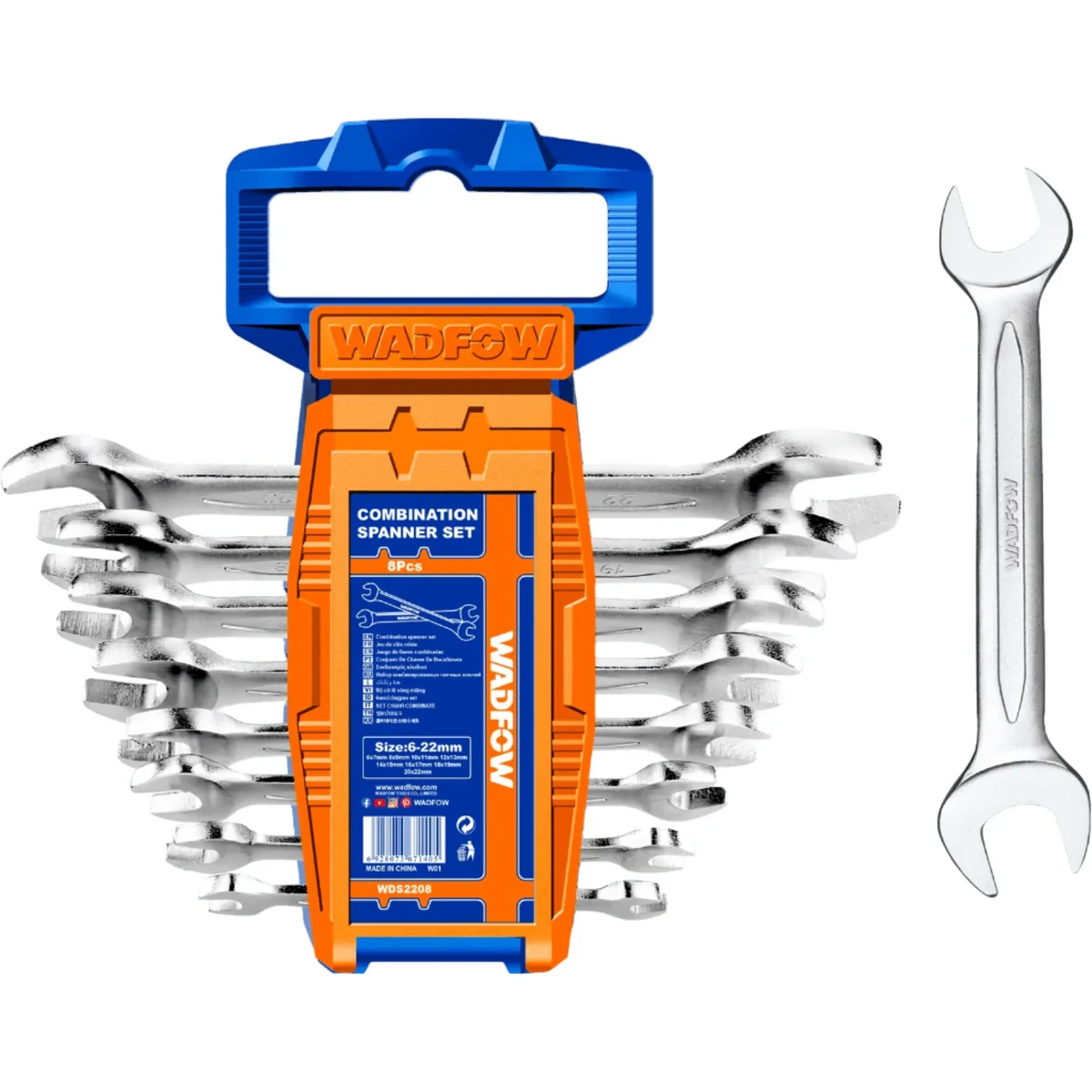 Wadfow WDS2208 Double open end spanner set