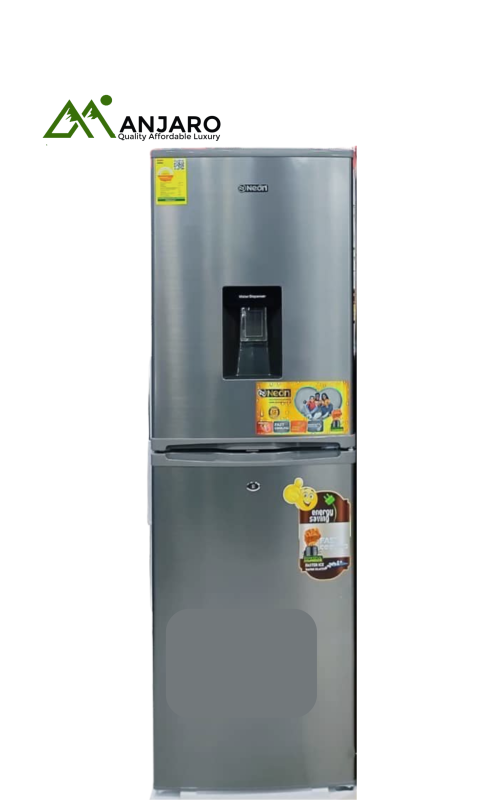 Neon Double Door Refrigerator with Water Dispenser – Spacious 2-Door Fridge for Home & Office Use