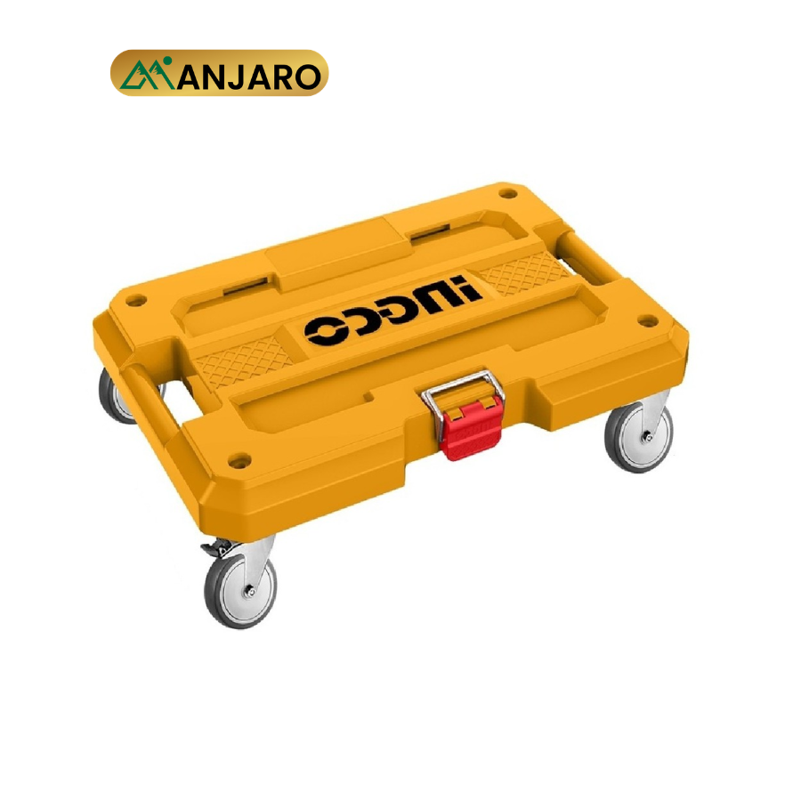 Ingco Rolling Board ABS Tool Box Dolly 100kg Load Capacity 4 Inch Casters HHWB61001