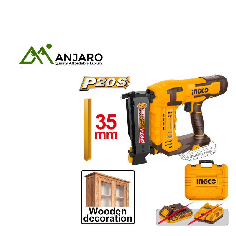 CBNLI3603 – 20V Cordless Pin Nailer | 10–35mm Precision Nailer with 3600 Nails Included