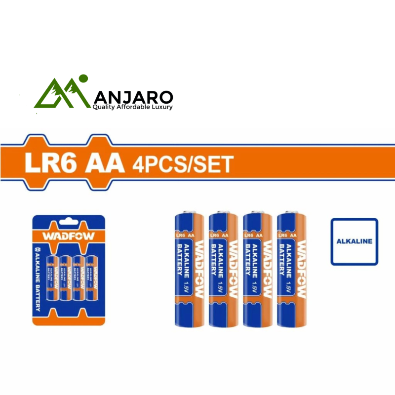 Wadfow 1.5V Alkaline Batteries (AAA & AA)  WJX2K07 & WJX2K05