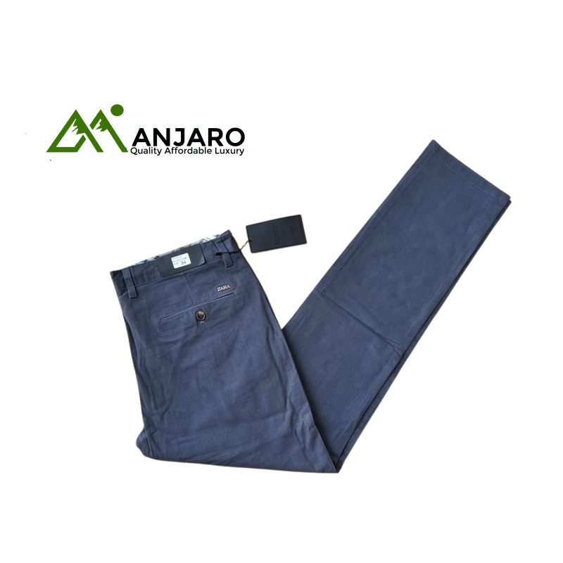 DELACRUZ STRETCH KHAKI TROUSERS - Slim Fit | Ultimate Comfort & Versatility | Dynamic & Essential Style