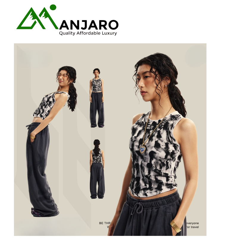 BE Women's Clothing Spring/Summer Distressed Sports Vest (Shipping fee Included)