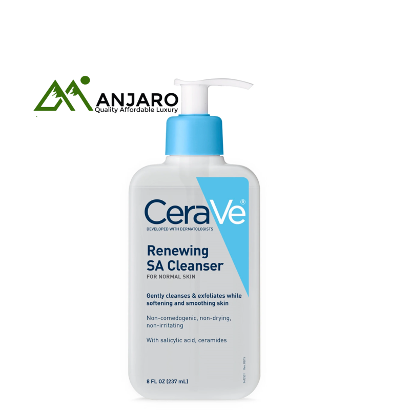 CERAVE Renewing SA Cleanser (8 fl. oz.) | Salicylic Acid Exfoliating Cleanser for Smoother Skin