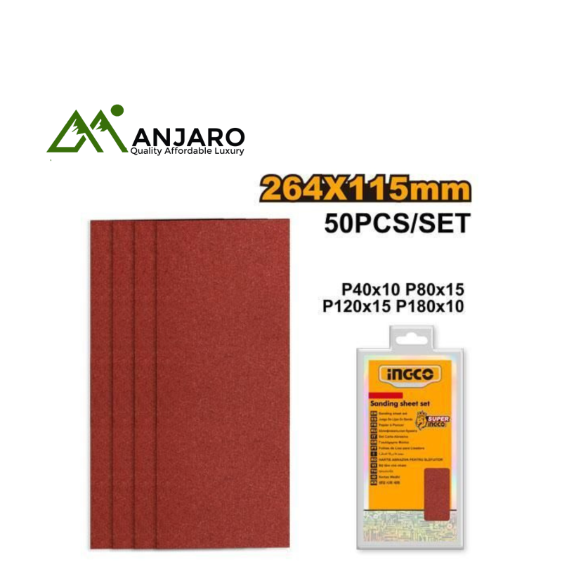 Ingco AKFS2641151 Sanding sheet set
