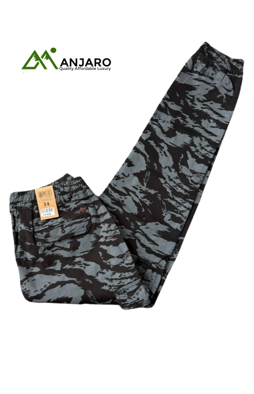 Camo Side Pocket Bumper Trousers – Durable Streetwear Style, Utility Fit, Multi-Pocket Combat Pants
