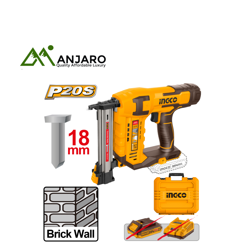 Ingco CSTLI3805 Cordless brick nailer