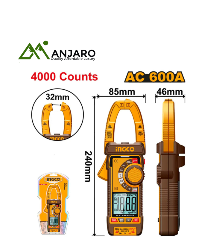 Ingco DCM66001 Digital AC clamp meter