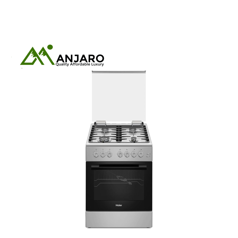 HAIER Gas Cooker  – 4 Gas Burners with Gas Oven  HCR1040EGS