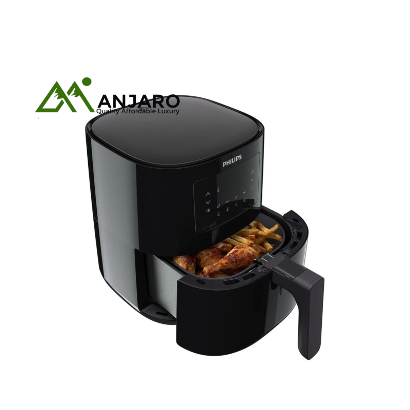 PHILIPS Air Fryer HD9252/91 – Digital Touch Control, Black, 1400W with Rapid Air Technology, 4.1L
