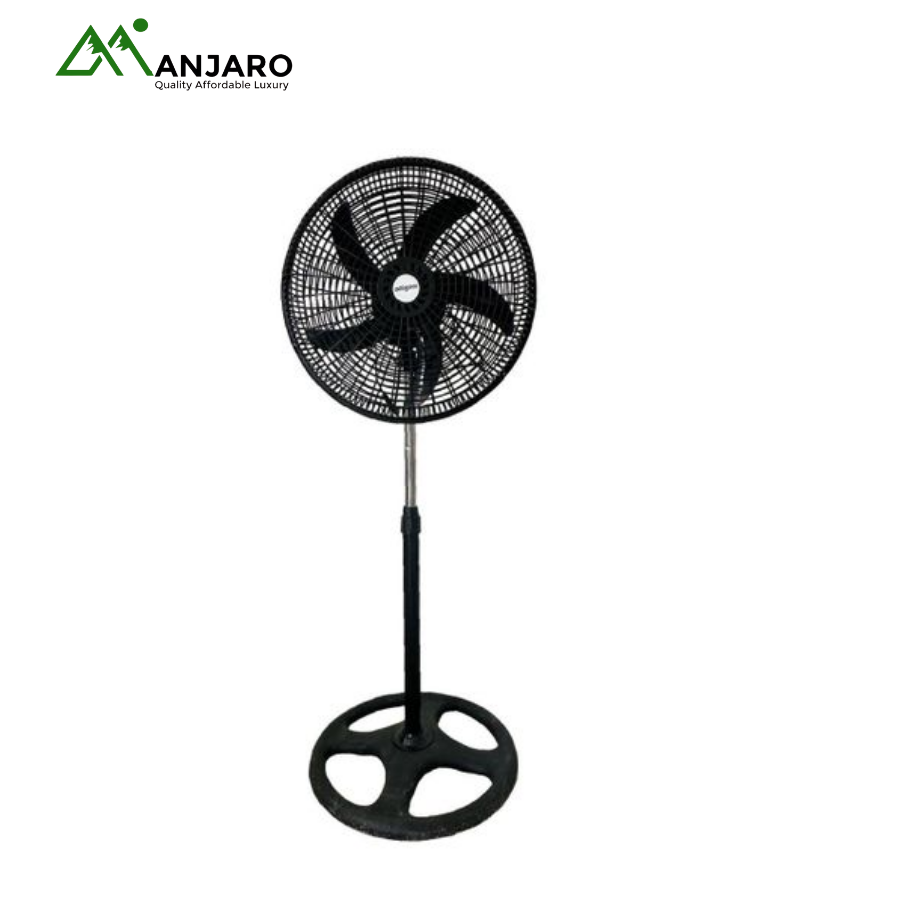 Amigool AM-F18OC05 18-Inch Standing Fan – Adjustable Height, 3-Speed Cooling Fan (Single Piece)