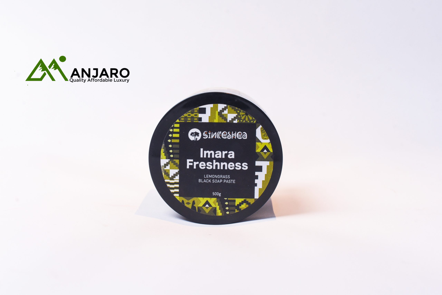 Imara Freshness Black Soap Paste – 500g African Herbal Cleanser with Lemongrass & Tea Tree Oils