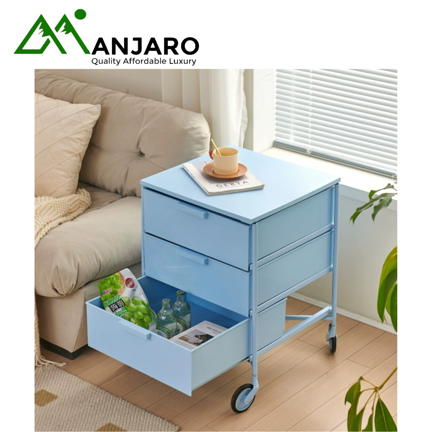 Nordic-Style Portable Storage Cabinet (Shipping Fee Included)