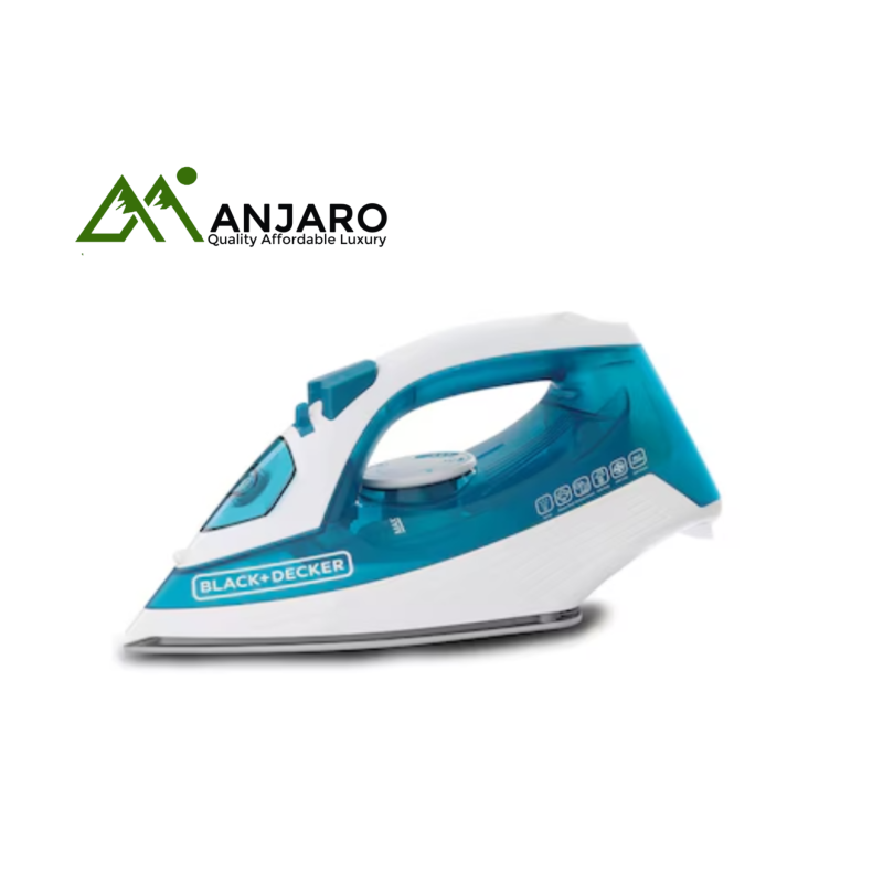 Black & Decker Steam Iron X1575-B5 – 1575W with Non-Stick Soleplate & Steam Burst Feature